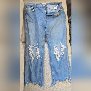 Free people ripped denim jeans